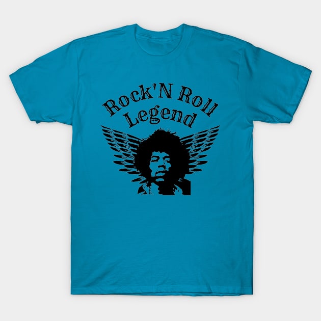 Rock N Roll Legend T-Shirt by igorstarina@gmail.com